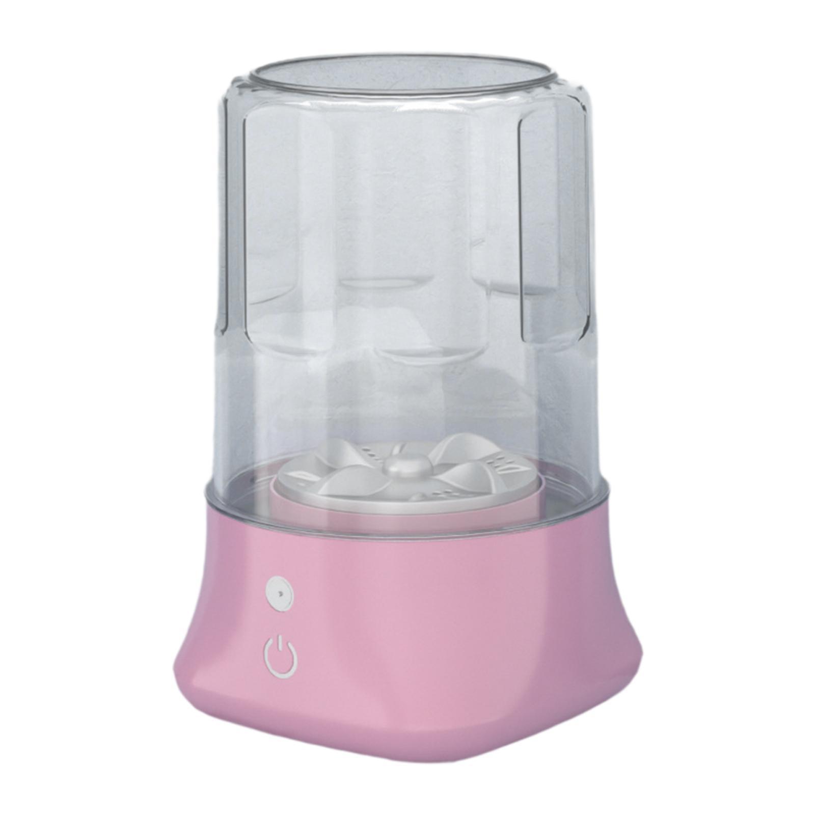 Gitohoni Portable Washing Machine Lightweight Mini Laundry Cup for RV Camping Small Items pink